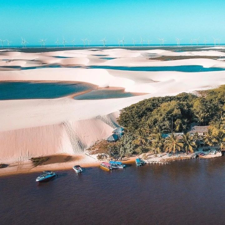 Passeio e barco pelo rio preguiças 